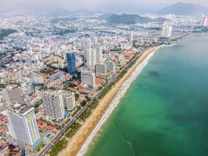 Toàn cảnh thành phố Nha Trang nhìn từ trên cao